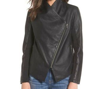 BB Dakota faux Leather Moto Jacket M